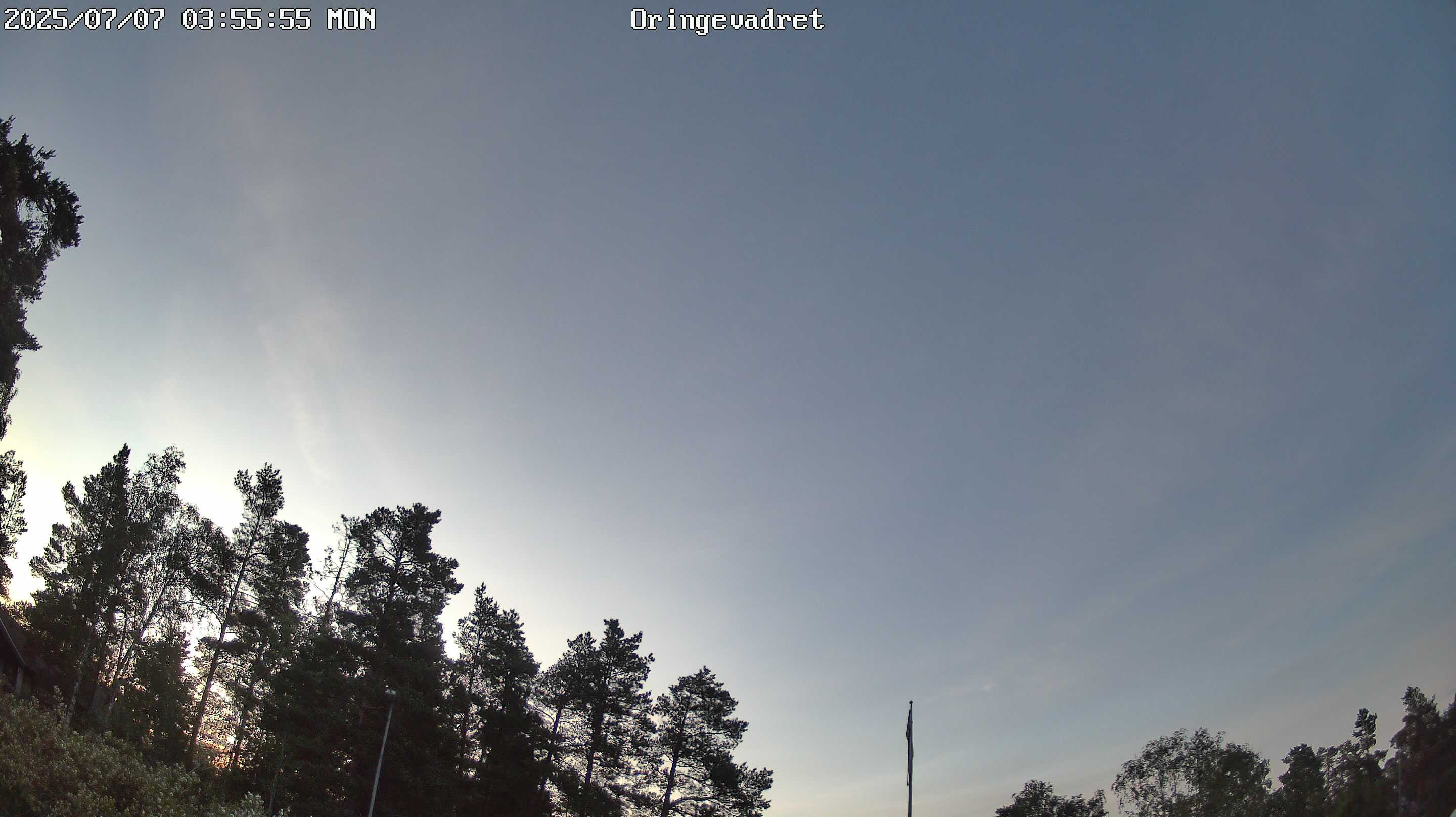Himlen över Öringesjön