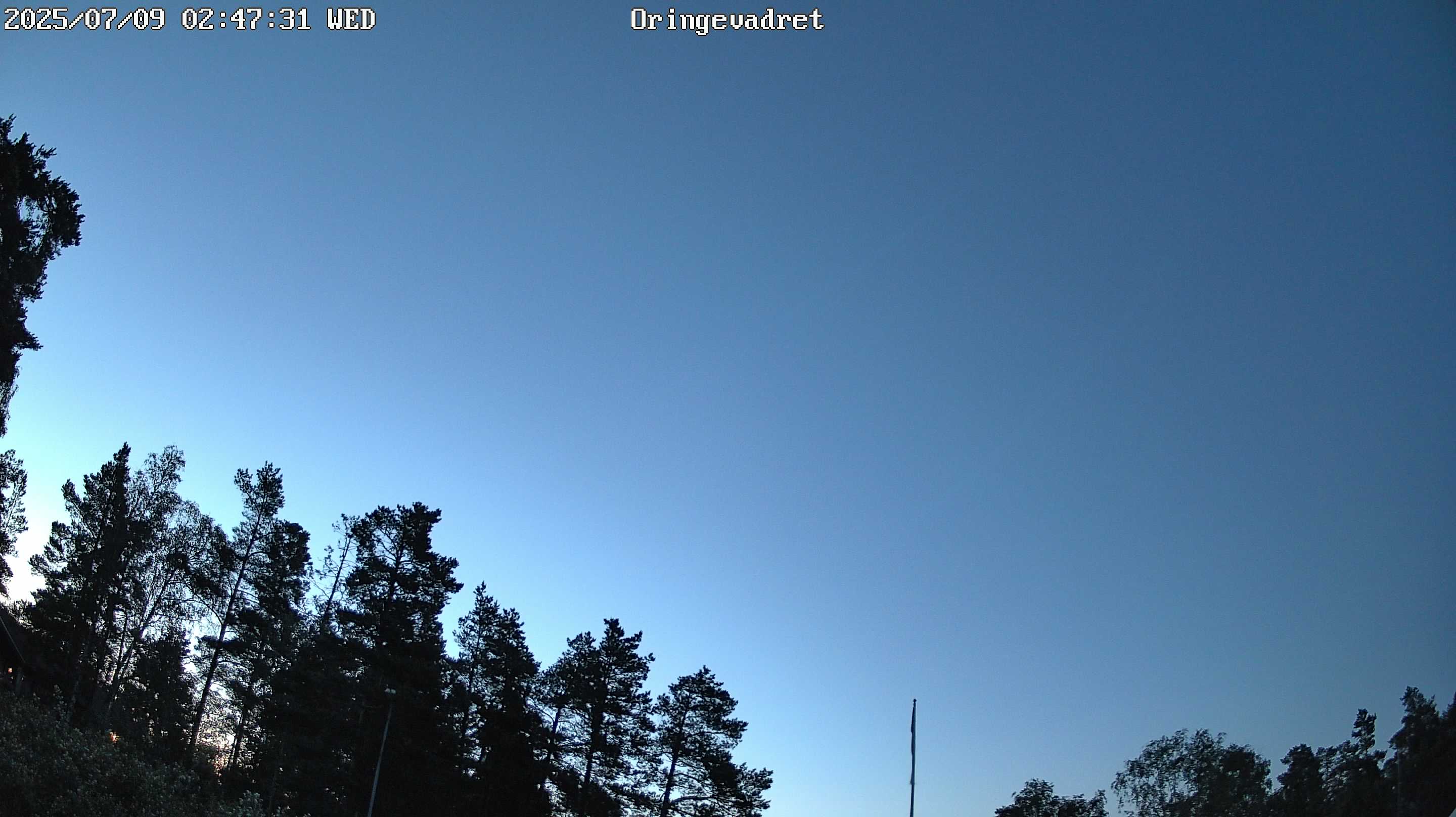 Himlen över Öringesjön